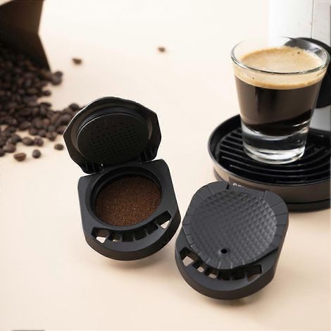 Plateau de conversion pour capsules de café Piccolo Xs / Genio s, adaptateur et système d'intégration des capsules réutilisables. (1/5)
