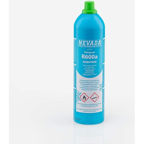 Whirlpool – Réfrigérant R600A Isobutane 420 g – Pour appareils électroménagers – Écologique et performant – Remplacement de gaz réfrigérant