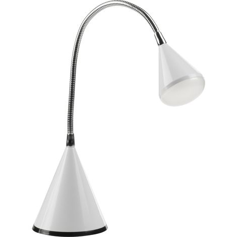Flexo GLOBE LED cromo/blanca (1/2)
