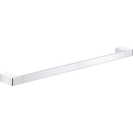 Portasalviette Pirenei a muro cm. 60 in ottone bianco finiture