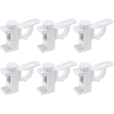 Duplex Clips Serre-Câbles M4 Pince de Câble en Acier Inoxydable 304 pour Fixe 4mm Câble Métalliques Cordes à Linge Voiles de Soleil 8 Pièces (1/5)