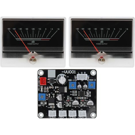 TN-90A-S0538 960µA Hochpräzisions-VU-Meter, dB-Audiopegelanzeige mit Hintergrundbeleuchtung (1/5)