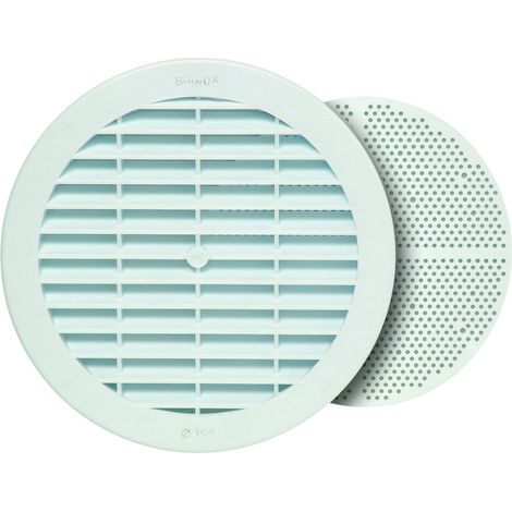 GRILLE RONDE AVEC MOUSTIQUAIRE (1/3)