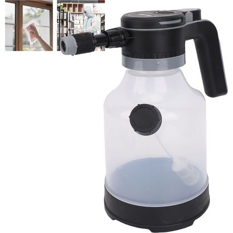 Spruzzatore elettrico Crezuo da 3 litri per giardinaggio, grande capacità con ugello ad alta pressione e apertura laterale-Crezuo
