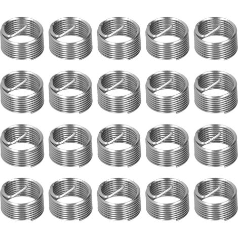 Jeu de 20 douilles à expansion filetées M14 x 1,25 à spirale, pour la réparation de filetage (1D).
