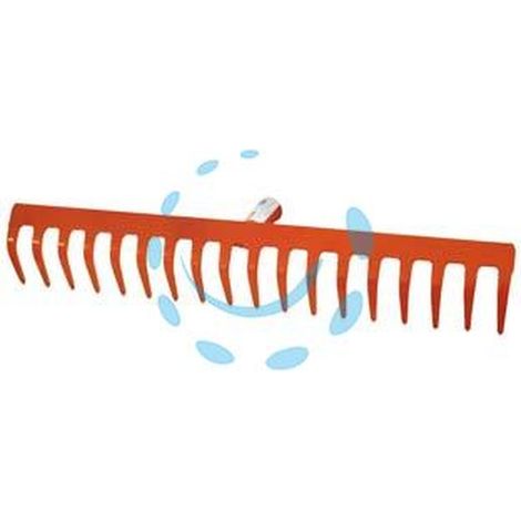RASTRELLO IN ACCIAIO VERNICIATO SPESSORE MM.4 - 10 denti Q.TA 5
