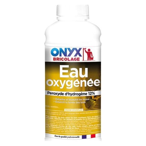Eau oxygénée 12% – Détachant pour bois dur – Blanchiment tissus blancs – 1 Litre – Agent de nettoyage efficace – Ardea