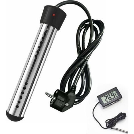 Résistance pour chauffe-eau électrique,Chauffe-eau électrique 3000W avec tension d'immersion, chauffe-eau de piscine, chauffe-eau portable, adapté aux bassins, seaux TRIMEC (1/4)