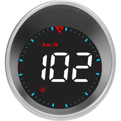 Compteur de vitesse numérique multifonction universel pour voiture intelligente, camion, bus, camping-car, bateau, moto (1/5)