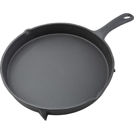 Primaster Grillpfanne aus Gusseisen Ø 26 cm Grillpfanne