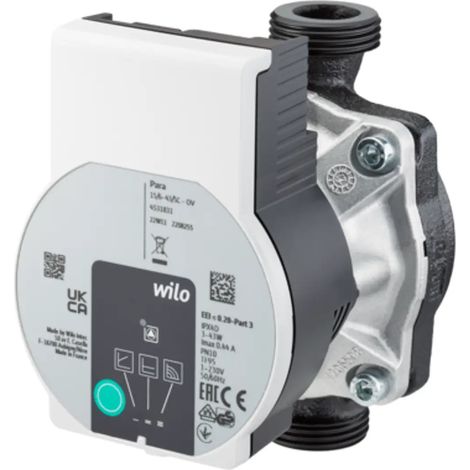 OVENTROP Pompa ad alta efficienza Wilo PARA 15-130/6-43/ SC-12 per modulo di regolazione della temperatura di mandata Regudis W-HTE e Regudis W-HTF con circuito di riscaldamento miscelato, 1344581