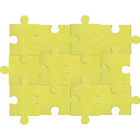 12 panneaux muraux en mousse isolante phonique auto-adhésive, panneau d'absorption acoustique haute densité, jaune citron, 20 x 30 cm (1/5)