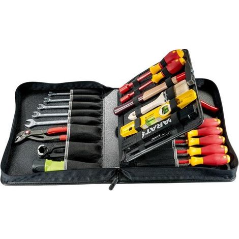 Parat 5650040061 bolsa de herramientas negra en cuero sintético