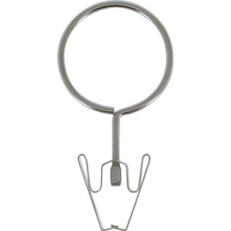 MOBOIS - Anneau pince d.22 nickelé x 10 blister