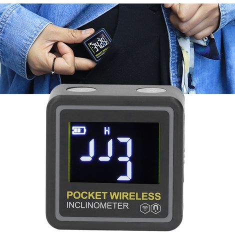 HUOTO Neuer Mini-Taschen-Neigungsmesser mit elektronischer Digitalanzeige und Bluetooth-Neigungsmesser (1/5)