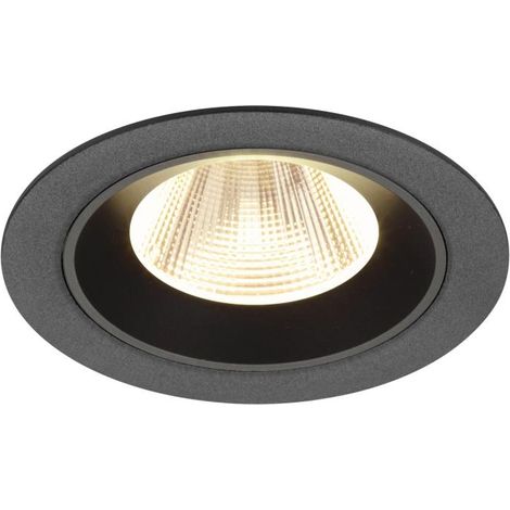 Encastré downlight NUMINOS® M intérieur 3000 K 20° IP20 rond noir - SLV - 1009613