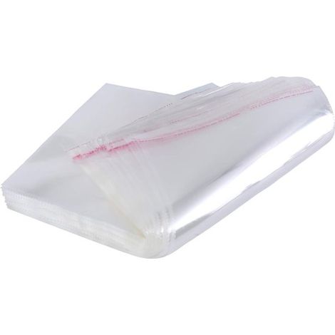 Bolsas de celofán transparentes autosellantes - 30x40 cm - 100 unidades (1/5)