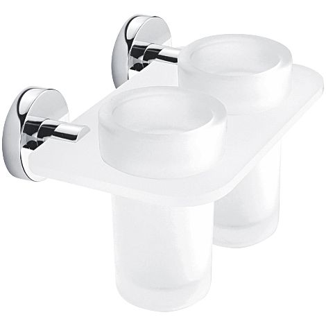 Nimco Unix Wall Mounted Toothbrush Holder Double UN X3-58DW-26 (1/2)