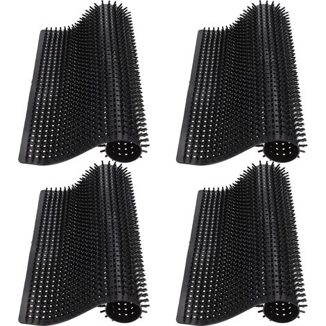 Lot De 4 Tapis De Nidification Réutilisables En Polypropylène Noir Pour Poules Pondeuses (1/5)