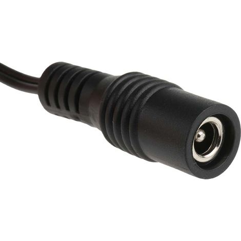 Rs Pro – Câble d'alimentation 1,8 m – Prise femelle 2,5 mm – Tension 12 V – Courant 1 A – Couleur noir/blanc (1/2)