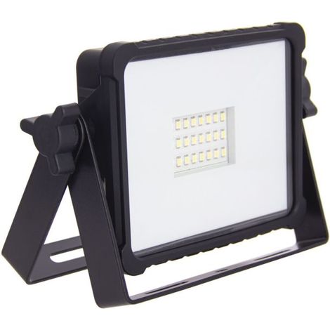 Xanlite – Projecteur LED rechargeable 9W 900 lumens IP54 blanc froid 6000K – Autonomie 3h – Câble USB 1,5m – PRAR10WR (1/5)
