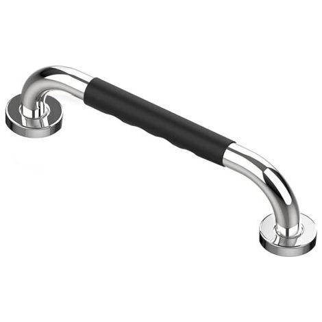 Toiletten-Haltegriff, 30 cm, Chrom-Edelstahl-Haltegriff für Badezimmer, Duschgriff, Badewannengriff, Badezimmer-Haltegriffe mit rutschfestem Silikon (1/5)