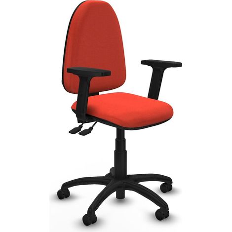 Sedia da Ufficio Piqueras y Crespo A√Ωna AS bali naranja oscuro brazos 2D base poliamida ruedas autofrenantes 50mm Arancione scur (1/5)