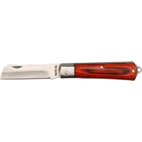 Cuchillo plegable Yato yt-7600 acero inoxidable mango ergonómico