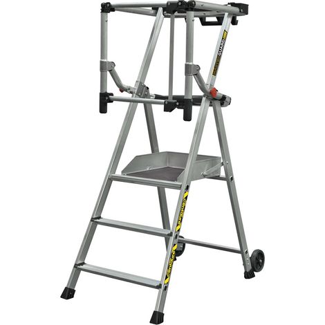 Centaure – Plate-forme roulante 3 marches 0.70m – Charge maximale 150kg – Système Lock In pour accessoires – Conforme norme EN 131-7