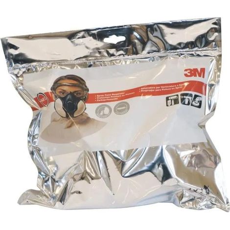 Mascarilla protección 3m media máscara antigás 4251 ligera suave