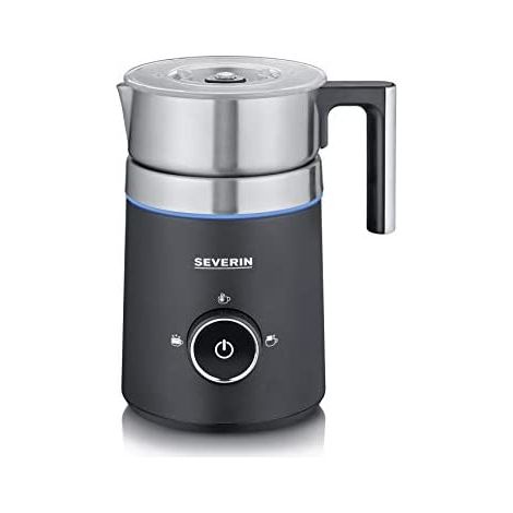 Severin SM 3585 espumador o calentador de leche Automático Negro, Plata