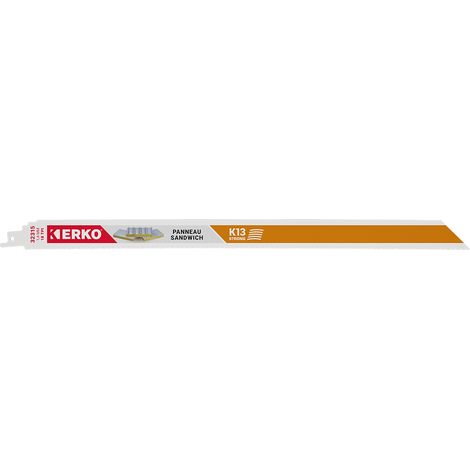 LAME SABRE ERKO 400x25x1,3 18T SANDWICH K13 ETUI 5 (1/2)