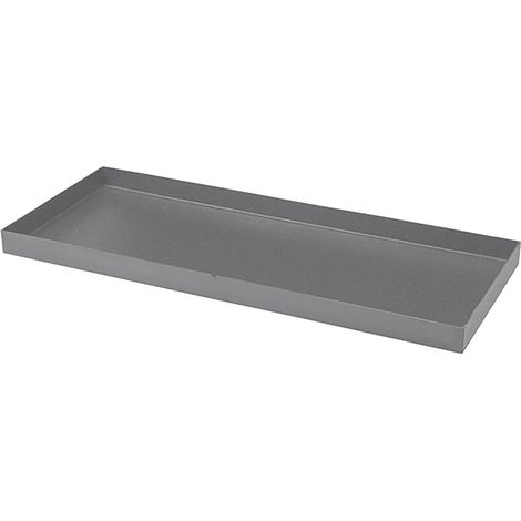 Sottovaso Rettangolare per Vaso a Cassettone Schio Tera Cassa Smoke 80x29,5 cm in Plastica Grigio