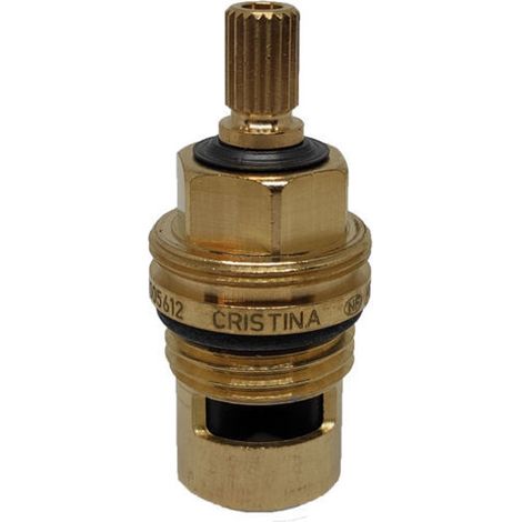 Vitone dischi ceramici 1/2" DX 90°. Cristina Rubinetterie CRIVT5889Q00  Ceramica (1/2)