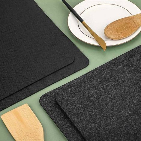 9 Pièces Tapis Résistant à La Chaleur pour Friteuse à Air Protecteur de Chaleur de Comptoir Tapis Antidérapant Résistant à La (1/5)