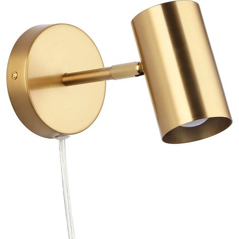 Barcelona Led – Applique murale d'intérieur orientable Ben – Abat-jour ajustable en aluminium – Câble 1,4m avec interrupteur – Compatible ampoule E27 (1/6)
