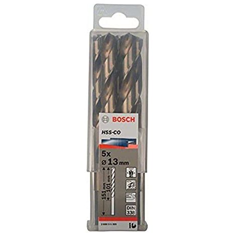 Bosch professional bosc 5 metallbohrer hss-co 13x101x151mm 2608585905 3165140521406 (1/4)