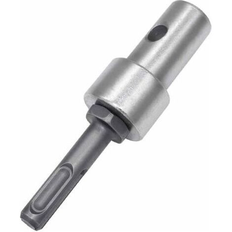 Tarière électriqueTarière adaptateur de perceuse électrique, 10,4 cm de longueur, mandrin de perceuse sans clé, tige ronde pour visseuse à percussion