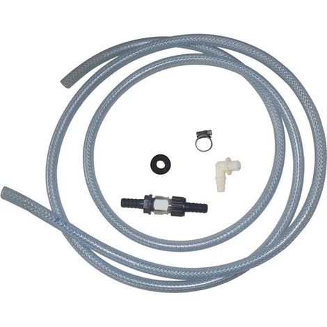 Altech kit de vidange adoucisseur d'eau avec clapet anti-retour + tuyau + collier de serrage