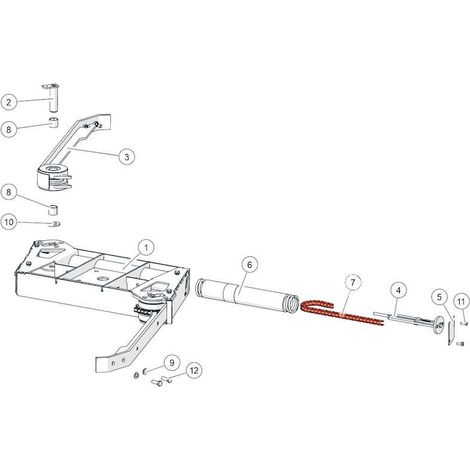 ETA Rollenkette für Knickarm BG.1  - 75134-0428