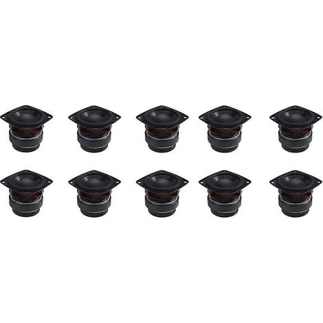 10 tragbare 2,75-Zoll-Breitbandlautsprecher, 4 Ohm, 20 W, HiFi