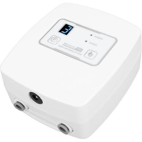 Système d'irrigation goutte à goutte DC12V réglable avec commande sans fil par téléphone et minuterie automatique pour l'arrosage des plantes en pot et des balcons (prise UE). (1/5)