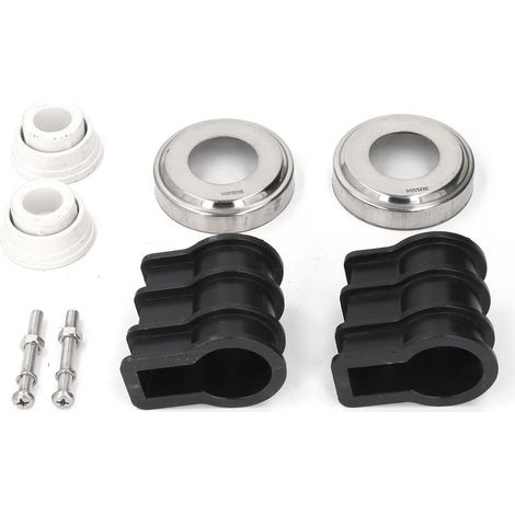 Kit Remplacement Échelle Piscine – Plaques Écusson Acier Inox 304 pour Tube 42mm Main Courante Natation, Fixation Solide Antidérapante (1/5)
