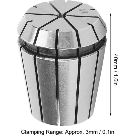 Pince de serrage flexible ER32 d'une précision de 0,008 mm. Pince de serrage ER32 ER32-3 (1/5)