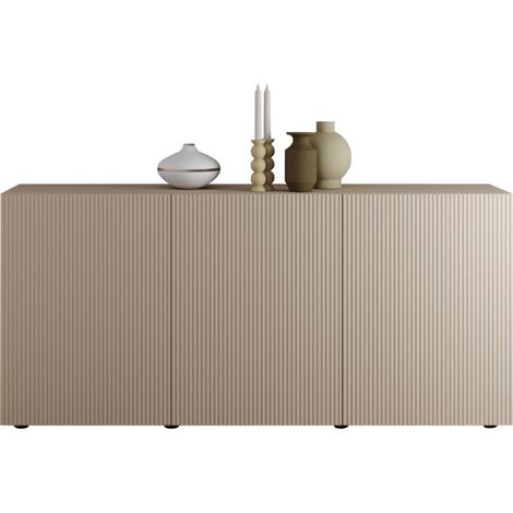 Buffet SCENA – L181 x H84 x P42 cm – 3 porte – Colore Cashmere (1/5)