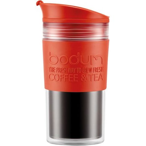 Mug isotherme de voyage BODUM Travel Mug 35 cl rouge double paroi avec couvercle à vis