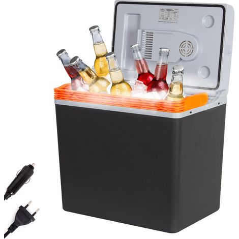 30 Liter Kühlbox KÜHLT und WÄRMT, Thermo-Elektrische Kühlbox, Mini-Kühlschrank, Anschluss 12V und 230V für Auto Camping & Steckdose, ECO Modus (1/5)