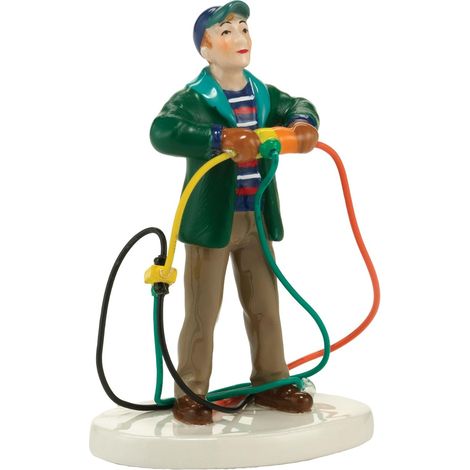 Nouvelles figurines en résine, figurines de plombier, objets de décoration de Noël (1/4)
