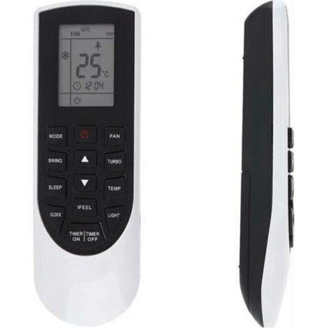 Télécommande de climatiseur compatible Gree VIR09HP115V1AH et VIR12HP230V1AH – remplacement YAN1F1, fonctionnel et fiable (1/5)