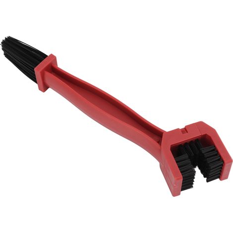Nettoyeur et Brosse pour Chaîne de Vélo et Moto, Accessoire de Nettoyage Rouge pour Bicyclette (1/5)